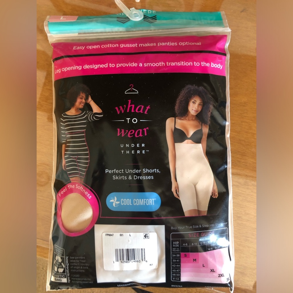 Shapewear high waist thigh slimmer size L new unopened